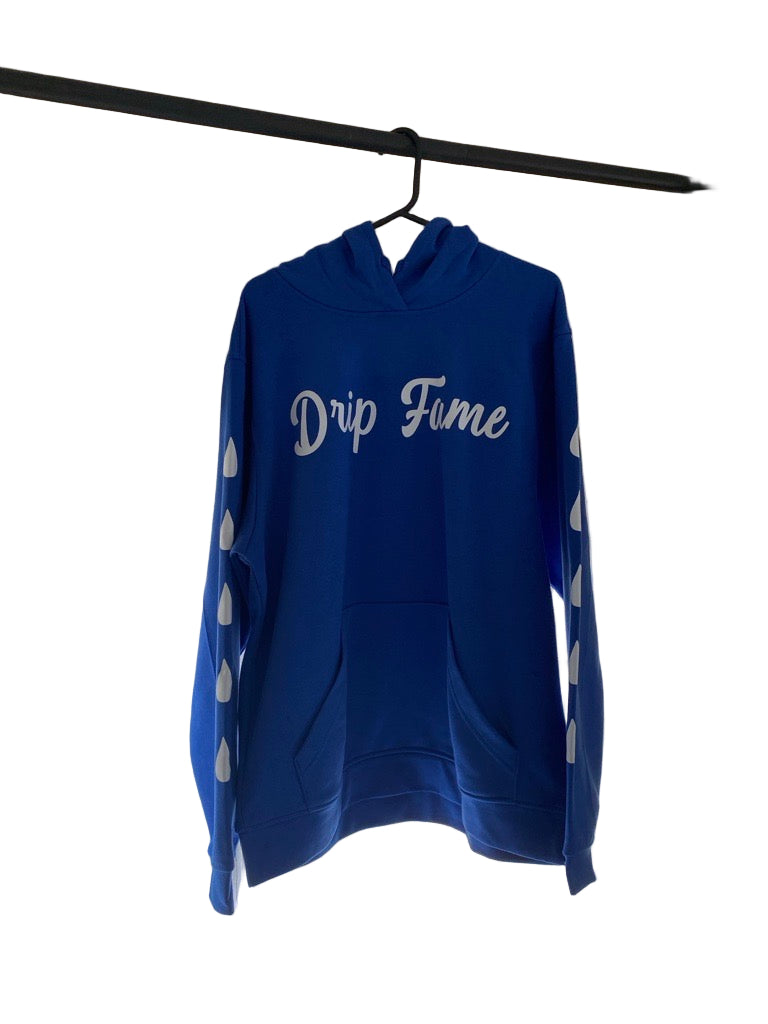 DripFame Royal Blue Hoodie